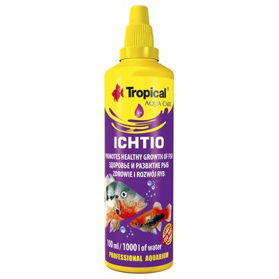 Preparat dbający o bezpieczny i zdrowy rozwój ryb Ichtio 100 ml Tropical