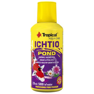 Preparat dbający o bezpieczny i zdrowy rozwój ryb Ichtio Pond 250 ml Tropical