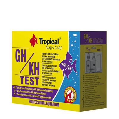 Test GH/KH do oznaczania twardość ogólnej i węglanowej Tropical
