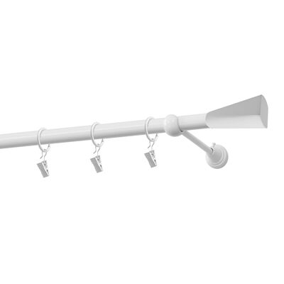 Karnisz pojedynczy 19 mm Loft biały mat 200 cm