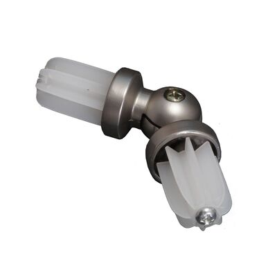 Łącznik przegubowy do karniszy 25 mm Barok satyna