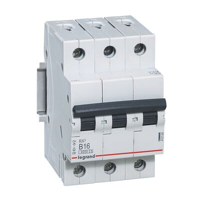 Wyłącznik nadprądowy RX 3P - B16A Legrand