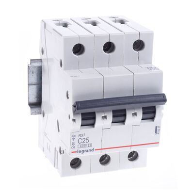 Wyłącznik nadprądowy RX 3P - C25A Legrand