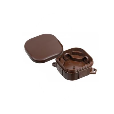 Puszka hermetyczna brązowa 80 x 80 x 32 mm IP55 Duwi