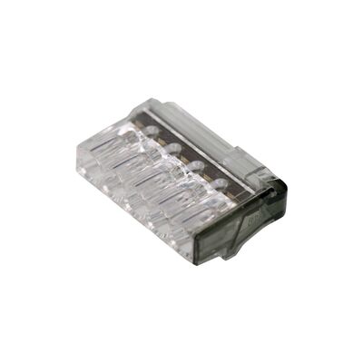 Złączka samozaciskowa 5-krotna bezgwintowa 2,5 mm² 5 sztuk Duwi