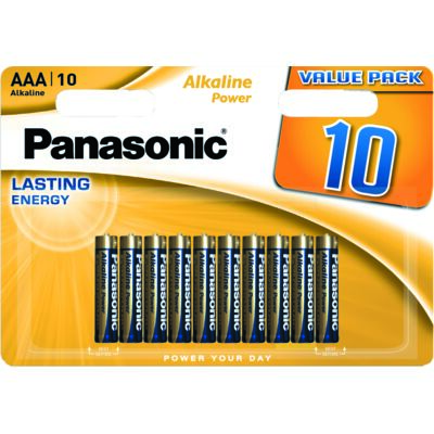 Bateria alkaliczna Alkaline LR3/10BP AAA 10 sztuk Panasonic