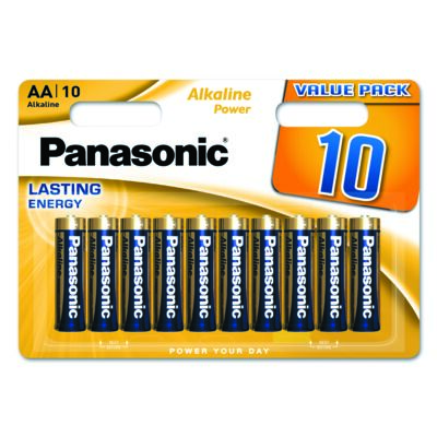 Bateria alakliczna Alkaline LR6/10BP AA 10 sztuk Panasonic