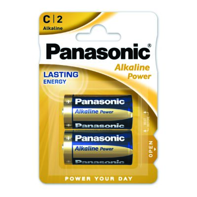 Bateria alakaliczna Alkaline LR14/2BP C 2 sztuki Panasonic