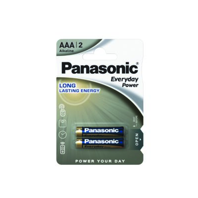 Bateria alkaliczna Everyday LR03/2BP AAA 2 sztuki Panasonic