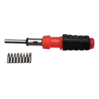 Końcówka wkrętakowa z uchwytem, zestaw 9 sztuk Top Tools