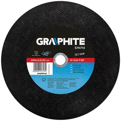 Tarcza tnąca do metalu 400 x 4,0 x 32 mm, 41 A24-T-BF GRAPHITE