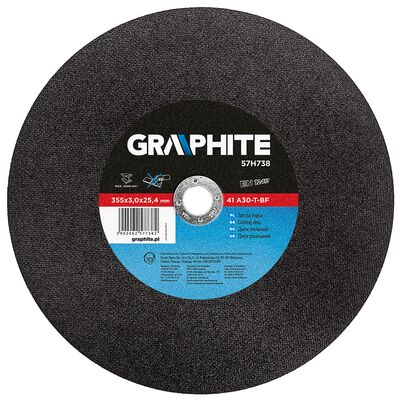 Tarcza tnąca do metalu 355 x 3,0 x 25,4 mm 41 A30-T-BF GRAPHITE