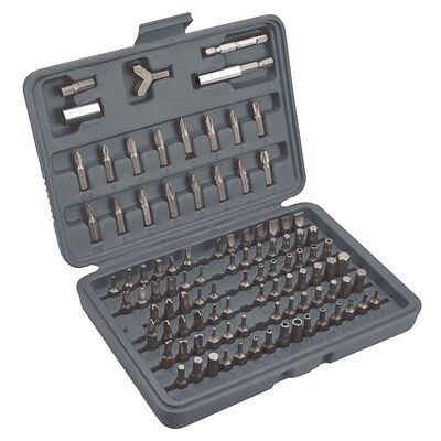 Końcówka wkrętakowa z uchwytem, zestaw 100 sztuk Top Tools