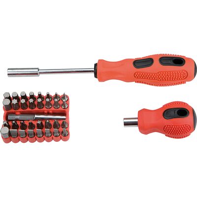 Końcówka wkrętakowa z uchwytami, zestaw 35 sztuk Top Tools