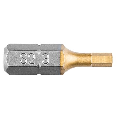 Końcówka wkrętakowa HEX3,0 x 25 mm, 2 sztuki GRAPHITE