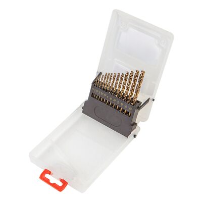 Wiertło do metalu HSS-G, 1,5-6,5 mm, zestaw 13 sztuk VERTO