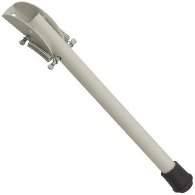 Nóżka blokująca drzwi 220 mm średnia biała