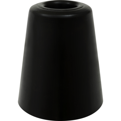 Odbojnik drzwiowy gumowy duży Ø70 wys.84 mm czarny bez kołków