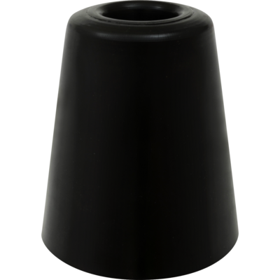 Odbojnik drzwiowy gumowy duży Ø70 wys.84 mm czarny bez kołków