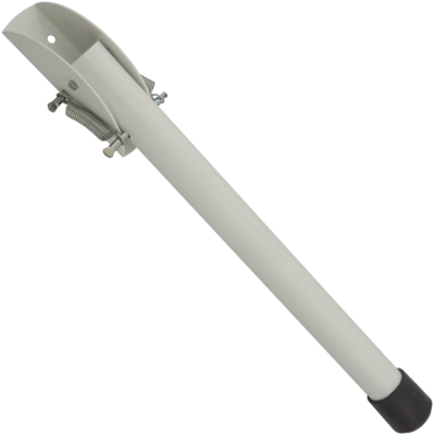 Nóżka blokująca drzwi 320 mm duża biała
