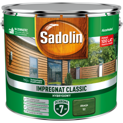 Impregnat CLASSIC HYBRYDOWY Akacja 9 l Sadolin