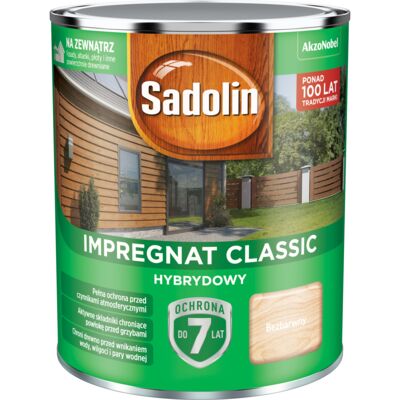 Impregnat CLASSIC HYBRYDOWY Bezbarwny 0,75 l Sadolin