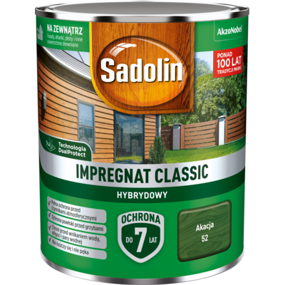 Impregnat CLASSIC HYBRYDOWY Akacja 0,75 l Sadolin