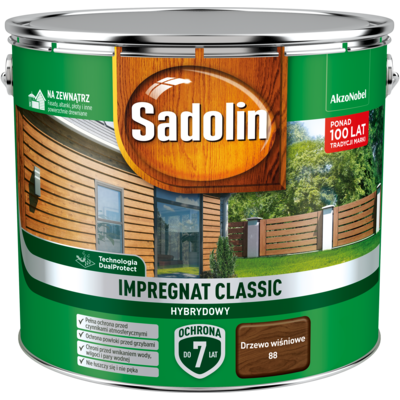 Impregnat CLASSIC HYBRYDOWY Drzewo Wiśniowe 9 l Sadolin