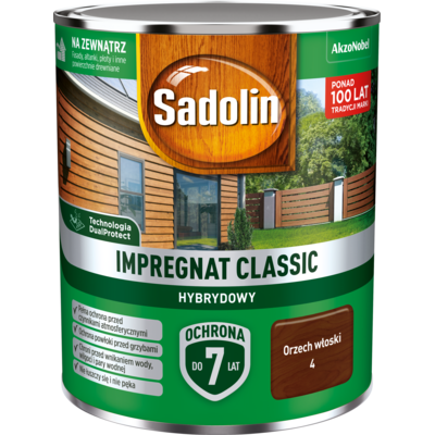 Impregnat CLASSIC HYBRYDOWY Orzech Włoski 0,75 l Sadolin