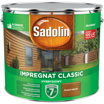 Impregnat CLASSIC HYBRYDOWY Orzech Włoski 9 l Sadolin