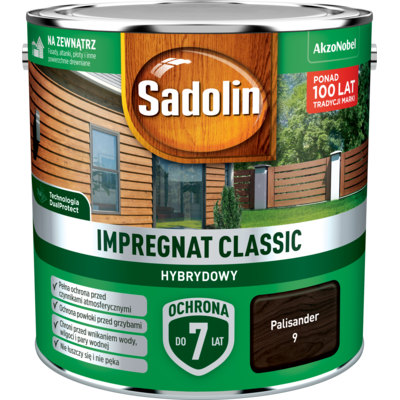 Impregnat CLASSIC HYBRYDOWY Palisander 2,5 l Sadolin