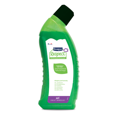 Płyn WC kwiat bawełny 750 ml Respect Starwax