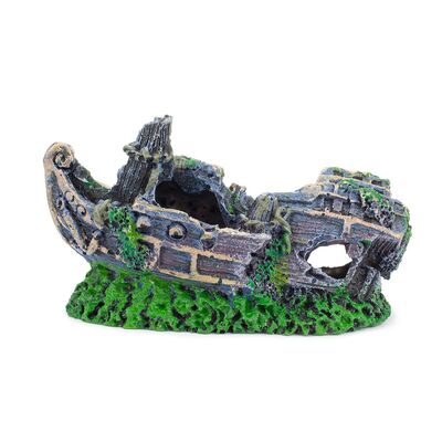 Ozdoba akwariowa 409A wrak 7,5 cm happet