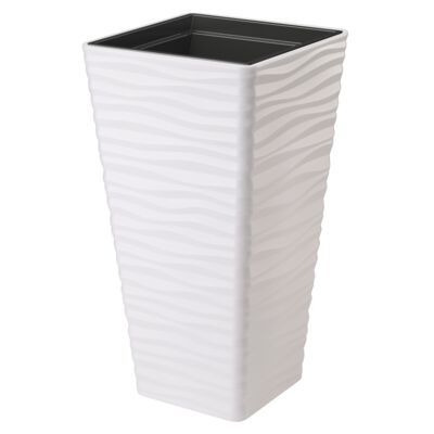 Donica SAHARA DUNES KWADRAT SLIM 30 biały