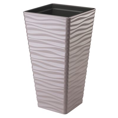 Donica SAHARA DUNES KWADRAT SLIM 30 szaro-beżowy
