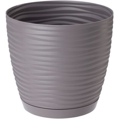 Doniczka SAHARA PETIT 11 z podstawką kamień