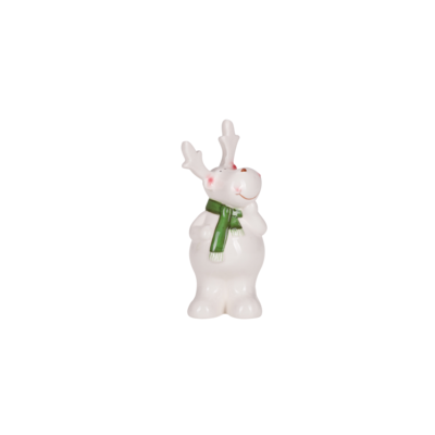 Figurka ceramiczna Renifer 18,6 cm