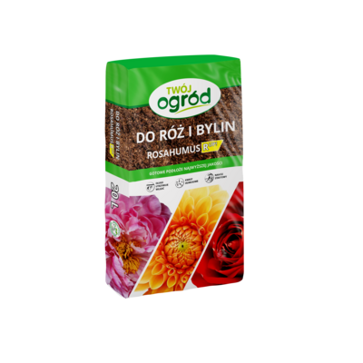 Ziemia kwiatowa Rosahumus + Microstar róże 20 l TWÓJ OGRÓD