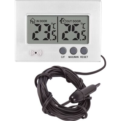 Elektroniczny termometr wewnętrzny / zewnętrzny terrarium Browin