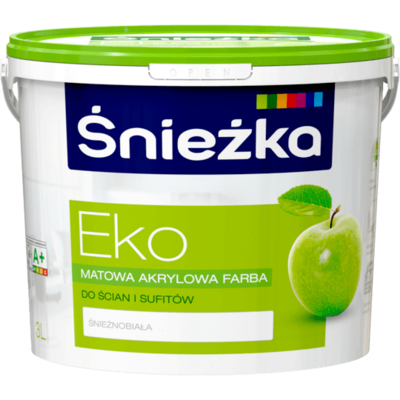 Farba emulsyjna EKO biała 3 l Śnieżka