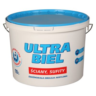 Farba emulsyjna Ultra biel biały 5 l Śnieżka
