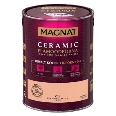 Farba ceramiczna koralowa laguna C26 5 l Magnat
