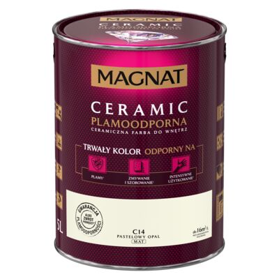 Farba ceramiczna pastelowy opal C14 5 l Magnat