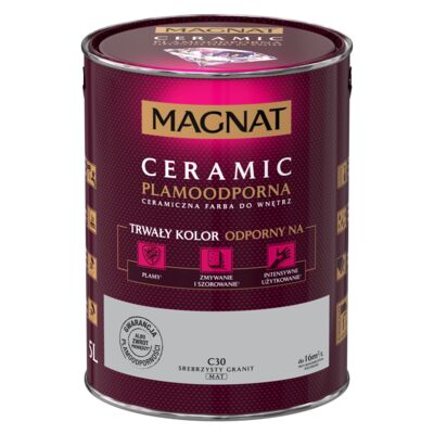 Farba ceramiczna srebrzysty granit C30 5 l Magnat