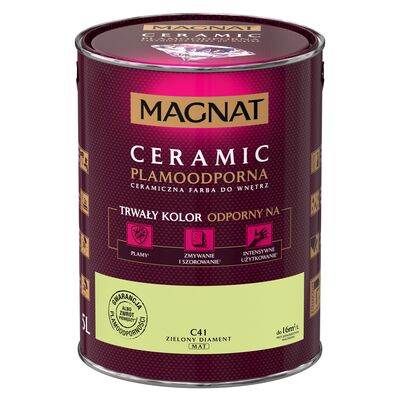Farba ceramiczna zielony diament C41 5 l Magnat