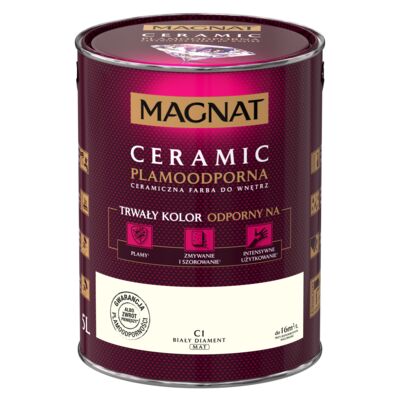 Farba ceramiczna biały diament C1 5 l Magnat