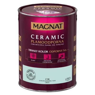 Farba ceramiczna szmaragdowa toń C38 5 l Magnat