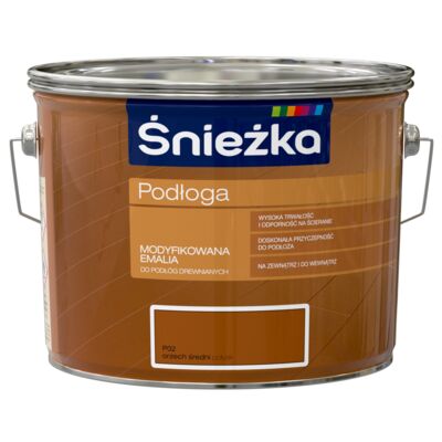 Farba emaliowa ftalowa Podłoga orzech średni 2,5 l Śnieżka
