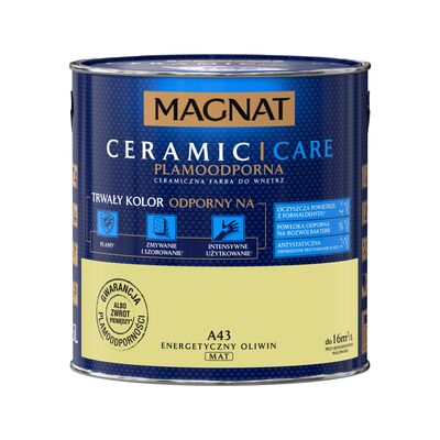 Farba ceramiczna MAGNAT Ceramic Care energiczny oliwin A43 2,5 l
