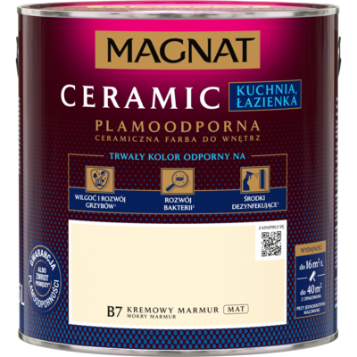 Farba ceramiczna MAGNAT KitchenBathroom mokry marmur B7 2,5 l